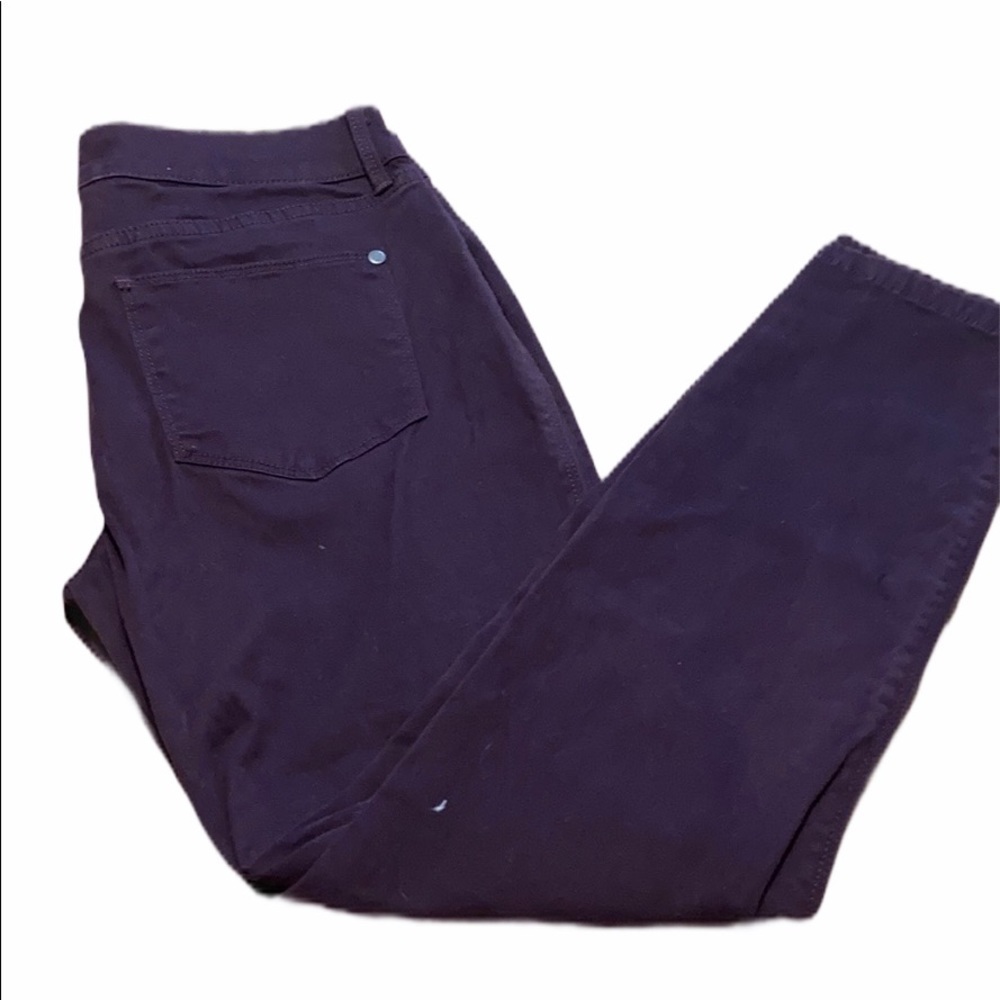The Limited Denim Skinny Leg Eggplant color Jeans